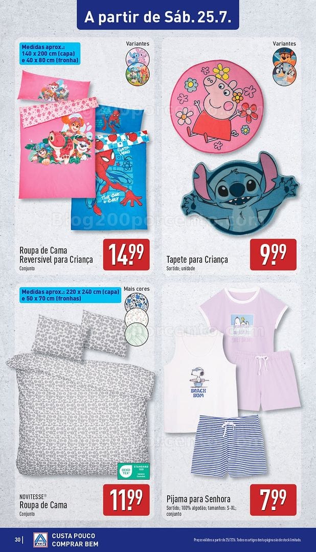 Antevisão Folheto ALDI Promoções de 20 a 26 julho